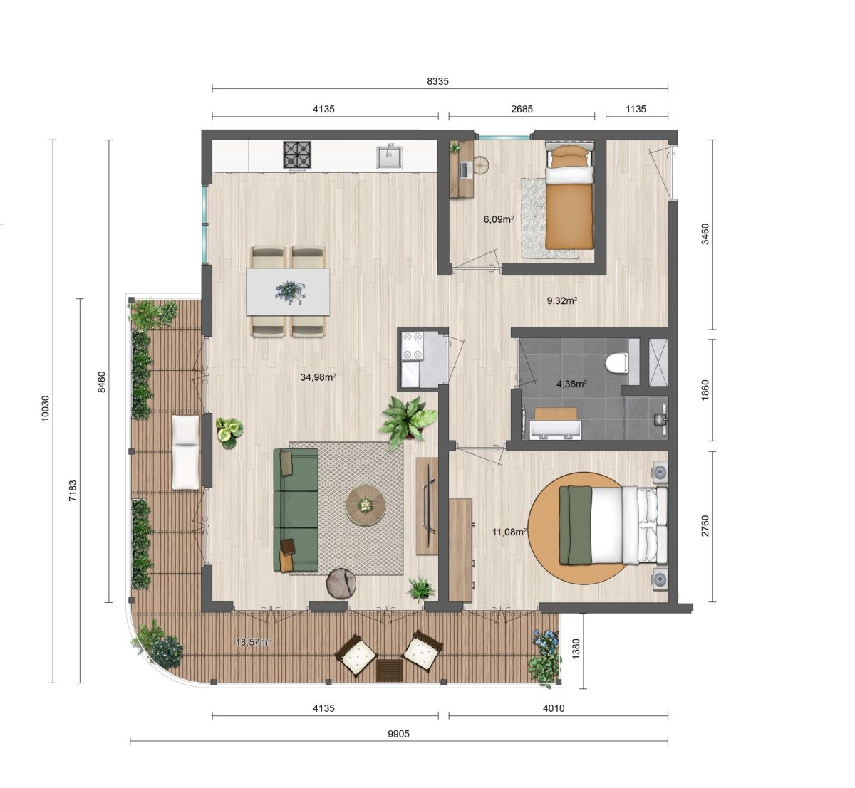 Apartment in Pietermaai